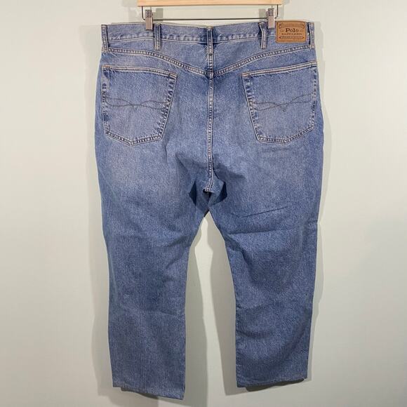 Polo Ralph Lauren Men's Blue Vintage Classic Button Fly Jeans Size 42/(26) - Picture 9 of 11